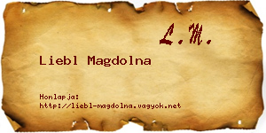 Liebl Magdolna névjegykártya